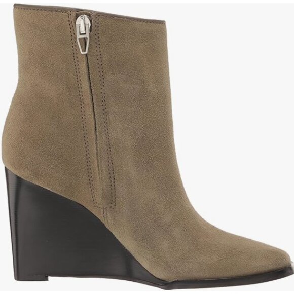 NEW DOLCE VITA Made In Brazil Suede Susann Booties in moss for women 925 4m2 - Picture 7 of 8